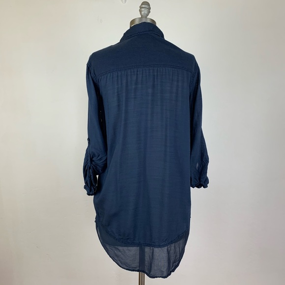 Anthropologie Holding Horses Blue Button Down - Picture 5 of 7